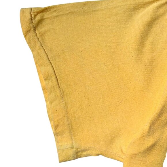 90s vintage Bugle Boy T-shirt Single Stitch Tropical Neon Pattern Sun Faded. - Picture 6 of 7